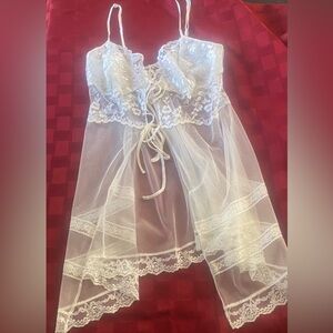 Victoria’s Secret White Lace Lingerie